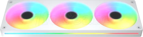 Photo de Triple Ventilateur de boitier Cougar Unity RGB - 360mm (Blanc)