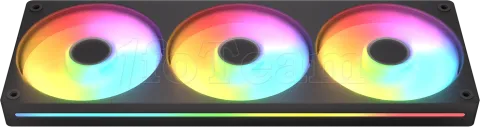 Photo de Triple Ventilateur de boitier Cougar Unity RGB - 360mm (Noir)