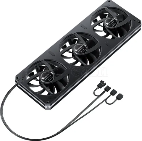 Photo de Triple Ventilateur de boitier Jonsbo  XA-360B RGB - 36cm (Noir)