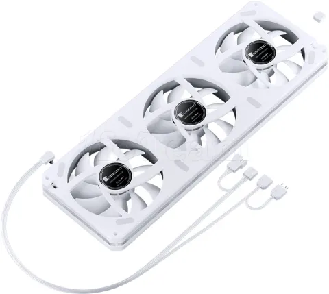 Photo de Triple Ventilateur de boitier Jonsbo  XA-360W Reverse RGB - 36cm (Blanc)