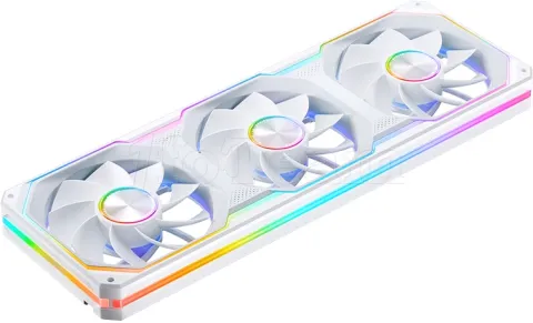 Photo de Triple Ventilateur de boitier Jonsbo  XA-360W Reverse RGB - 36cm (Blanc)