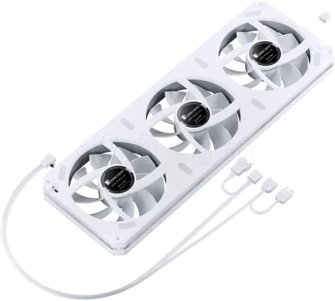 Photo de Triple Ventilateur de boitier Jonsbo  XA-360W RGB - 36cm (Blanc)