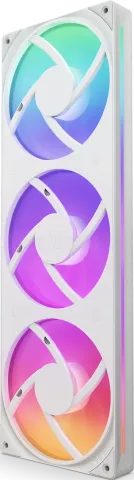 Photo de Triple Ventilateur de boitier NZXT F-Core RGB - 36cm (Blanc)
