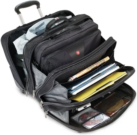 Photo de Trolley - Sacoche à roulettes Wenger Patriot 15,6"max (Noir)