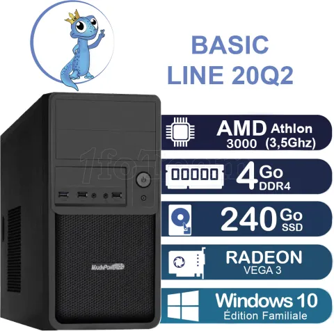 Photo de Unité centrale Basic Line 20Q2 AMD Athlon 3000G