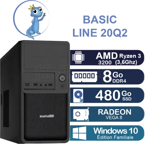 Photo de Unité centrale Basic Line 20Q2 AMD Ryzen 3200G - UPG1