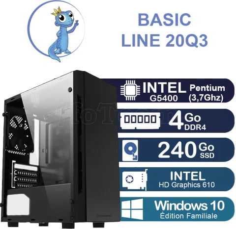 Photo de Unité centrale Basic Line 20Q3 Intel G5400