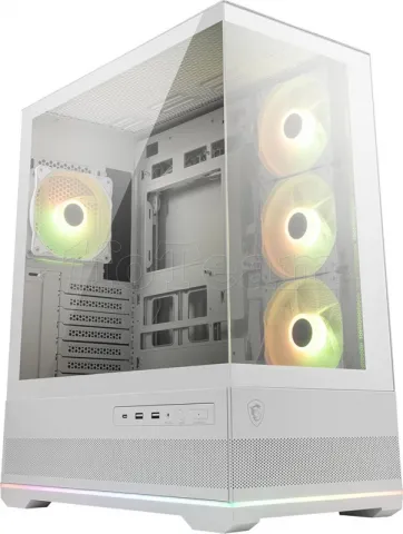 Photo de Unité Centrale Gaming Line - Powered By MSI Prime Project Zero (White)