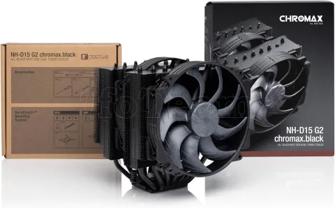 Photo de Ventialeur pour processeur Noctua NH-D15 G2 Chromax (Noir)