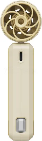 Photo de Ventilateur à main sur batterie Verbatim Cool'n'Go AirJet (Blanc/Argent)