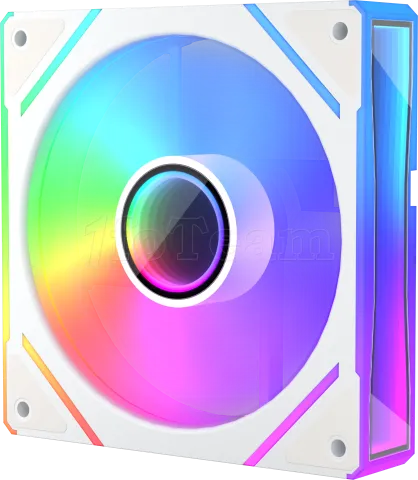 Photo de Ventilateur boitier 1stPlayer FC7 RGB - 12cm (Blanc)