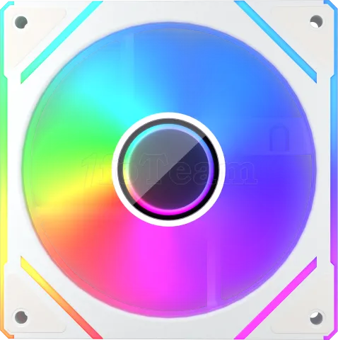 Photo de Ventilateur boitier 1stPlayer FC7 RGB - 12cm (Blanc)
