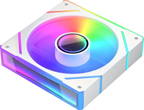 Photo de Ventilateur boitier 1stPlayer FC7 RGB - 12cm (Blanc)