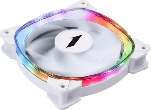 Photo de Ventilateur boitier 1stPlayer FS7 RGB - 12cm (Blanc)