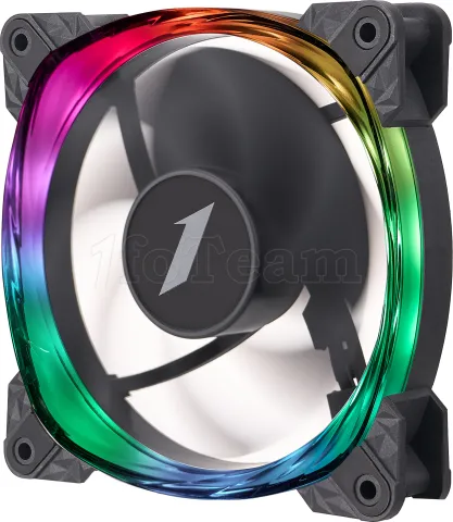 Photo de Ventilateur boitier 1stPlayer FS7 RGB - 12cm (Noir)