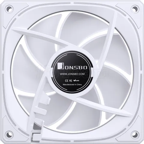 Photo de Ventilateur boitier Jonsbo FR-505 RGB - 12cm (Blanc)