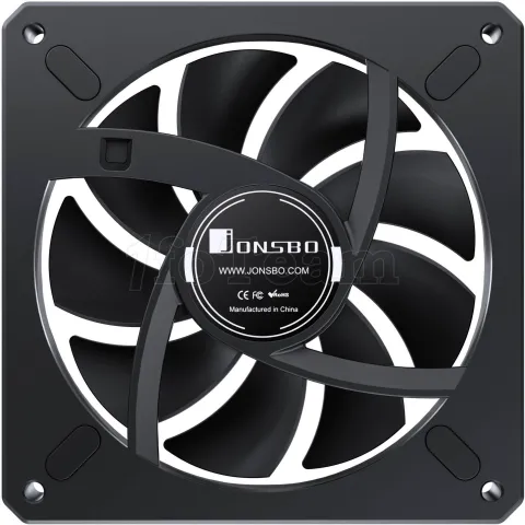 Photo de Ventilateur boitier Jonsbo XA-120 RGB - 12cm (Noir)