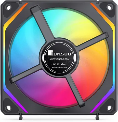 Photo de Ventilateur boitier Jonsbo ZL-120B RGB - 12cm (Noir)
