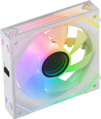 Photo de Ventilateur boitier Mars Gaming MF-Linkfinity RGB 12cm (Blanc)