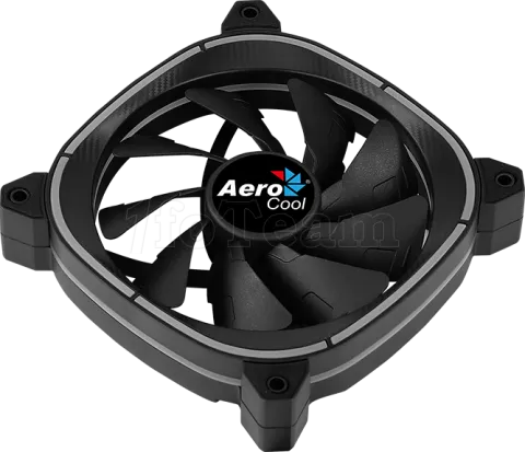 Photo de Ventilateur de boitier AeroCool Astro 12 RGB 12cm (Noir)