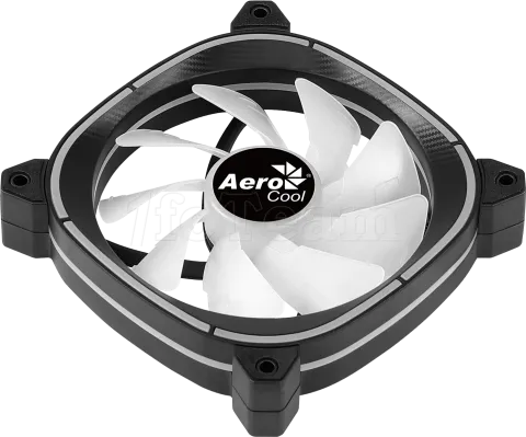 Photo de Ventilateur de boitier Aerocool Astro 12F RGB 12cm (Noir)