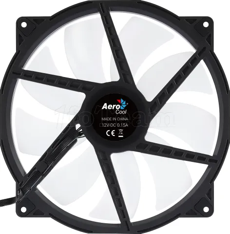 Photo de Ventilateur de boitier Aerocool Duo 20 RGB 20cm (Noir)