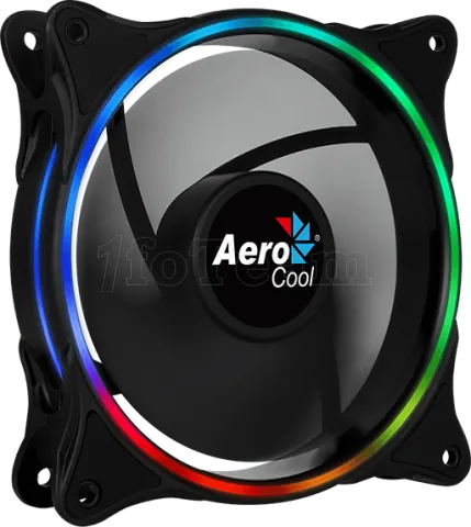 Photo de Ventilateur de boitier AeroCool Eclipse 12 RGB 12cm Noir)
