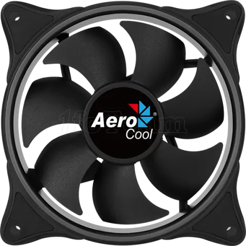 Photo de Ventilateur de boitier AeroCool Eclipse 12 RGB 12cm Noir)