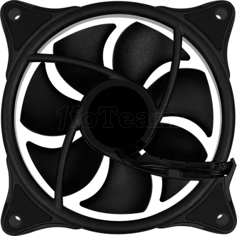 Photo de Ventilateur de boitier AeroCool Eclipse 12 RGB 12cm Noir)