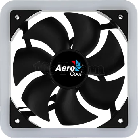 Photo de Ventilateur de boitier AeroCool Edge RGB 14cm (Noir)