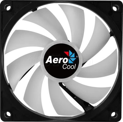 Photo de Ventilateur de boitier Aerocool Frost PWM RGB 12cm (Noir)