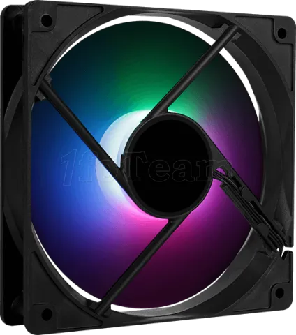 Photo de Ventilateur de boitier Aerocool Frost RGB 12cm (Noir)