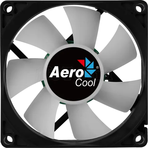 Photo de Ventilateur de boitier AeroCool Frost RGB 8cm (Noir)