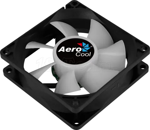 Photo de Ventilateur de boitier AeroCool Frost RGB 8cm (Noir)