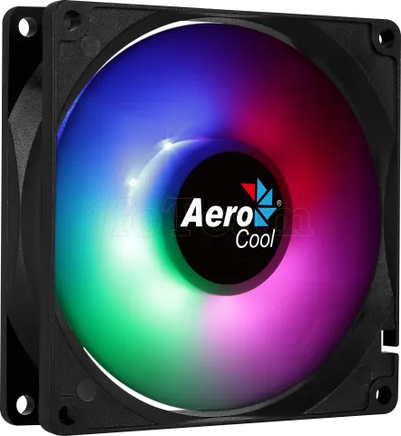 Photo de Ventilateur de boitier AeroCool Frost RGB 9cm (Noir)
