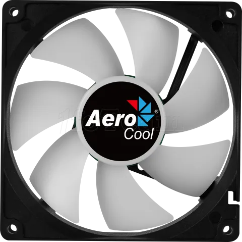 Photo de Ventilateur de boitier AeroCool Frost RGB 9cm (Noir)