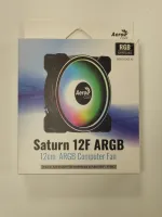 Photo de Ventilateur de boitier Aerocool Saturn 12F A RGB 12cm (Noir) - ID 203255