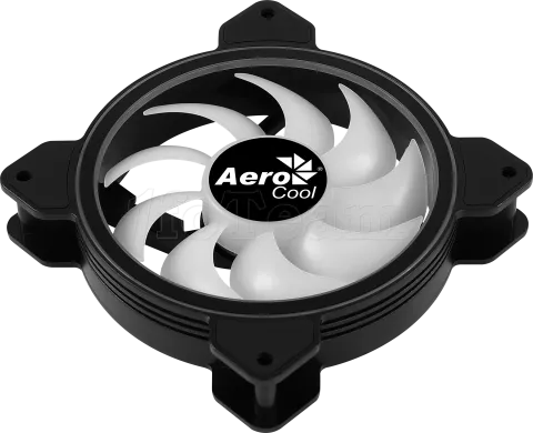 Photo de Ventilateur de boitier Aerocool Saturn 12F A RGB 12cm (Noir)