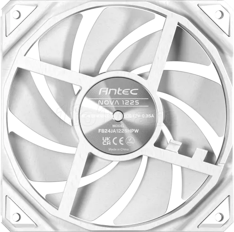 Photo de Ventilateur de boitier Antec Nova - 12cm (Blanc)