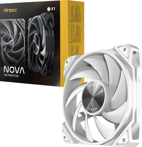 Photo de Ventilateur de boitier Antec Nova - 12cm (Blanc)