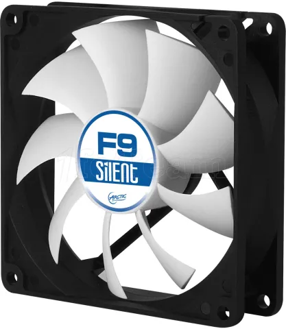 Photo de Ventilateur de boitier Arctic Cooling F9 Silent 92mm (Noir/Blanc)