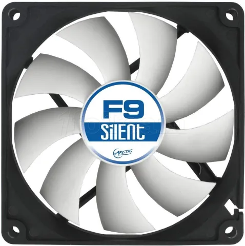 Photo de Ventilateur de boitier Arctic Cooling F9 Silent 92mm (Noir/Blanc)