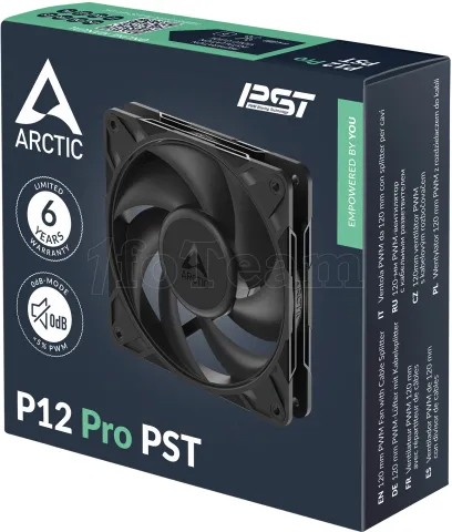 Photo de Ventilateur de boitier Arctic P12 Pro PST - 12cm (Noir)