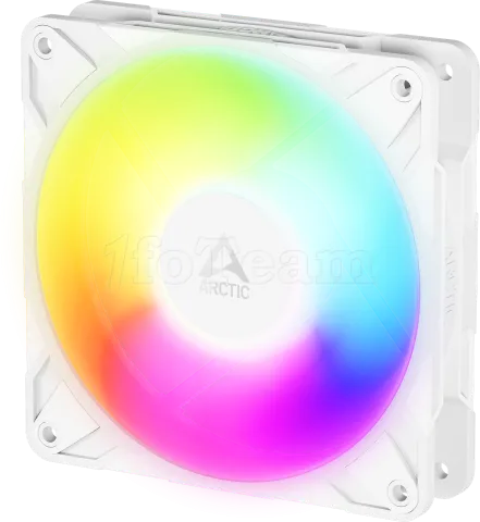 Photo de Ventilateur de boitier Arctic P12 Pro Reverse RGB - 12cm (Blanc)