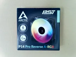 Photo de Ventilateur de boitier Arctic P14 Pro Reverse RGB - 14cm (Noir) - ID 223795