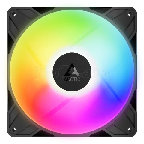 Photo de Ventilateur de boitier Arctic P14 Pro Reverse RGB - 14cm (Noir)