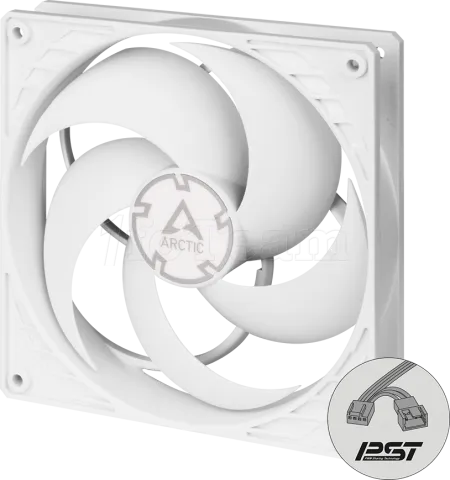 Photo de Ventilateur de boitier Arctic P14 PST - 14cm (Blanc)