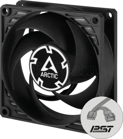 Photo de Ventilateur de boitier Arctic P8 PST Continuous Operation - 8cm (Noir)