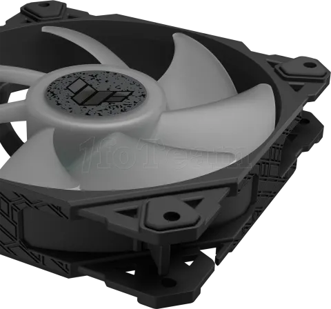 Photo de Ventilateur de boitier Asus Tuf Gaming TF RGB - 12cm (Noir)