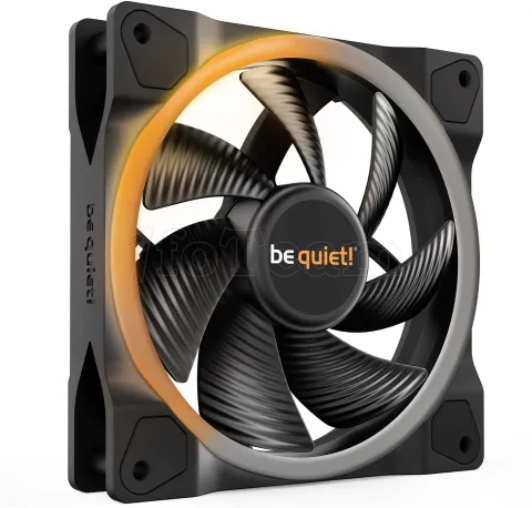 Photo de Ventilateur de boitier Be Quiet Light Wings High Speed RGB - 12cm (Noir)